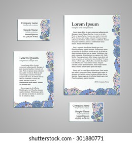 Tracery Card Business hina mehndi design set, natural mood. Handmade business tracery card, set composed of two business cards aspect ratio 85x55 and 90x50, sheets A5 and A6 format. 
