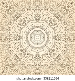 Tracery colorful pattern. Mehendi carpet design. Neat even harmonious calming doodle texture. Also seamless. Indifferent discreet. Trace ambitious bracing usable, curved doodling mehndi. Vector.