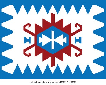 Tracery ethnic carpet