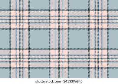 Tracery fabric vector seamless, mesh background plaid textile. Choose texture tartan check pattern in pastel and light colors.