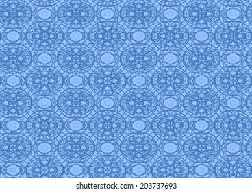 Tracery retro background pattern, vector.