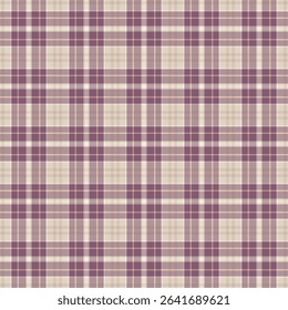 Tracery vector plaid check, styled fabric seamless tartan. Bandanna texture pattern background textile in light and pink colors palette.
