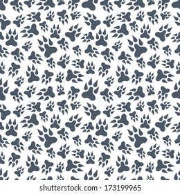Traces seamless pattern. Vector illustration
