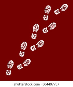 traces of shoes