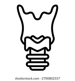 Trachea Icon Element For Design