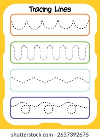 Tracing acxtivity worksheets for preshool kids 