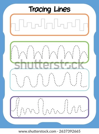 Tracing acxtivity worksheets for preshool kids 