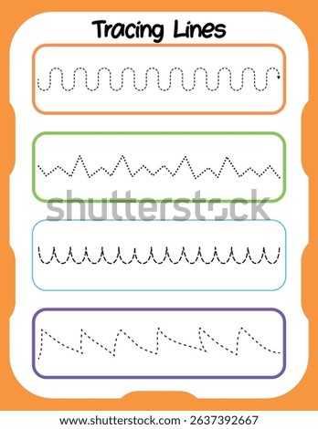 Tracing acxtivity worksheets for preshool kids 