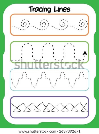 Tracing acxtivity worksheets for preshool kids 