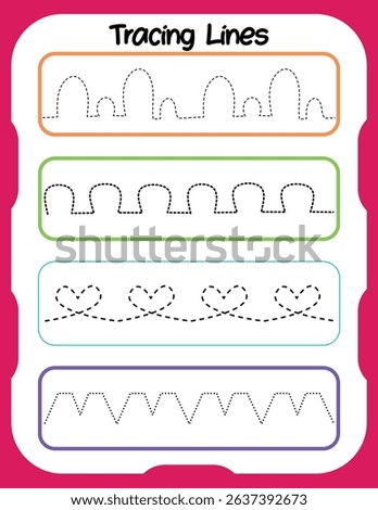 Tracing acxtivity worksheets for preshool kids 