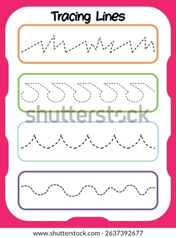 Tracing acxtivity worksheets for preshool kids 