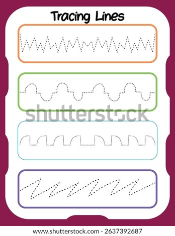 Tracing acxtivity worksheets for preshool kids 