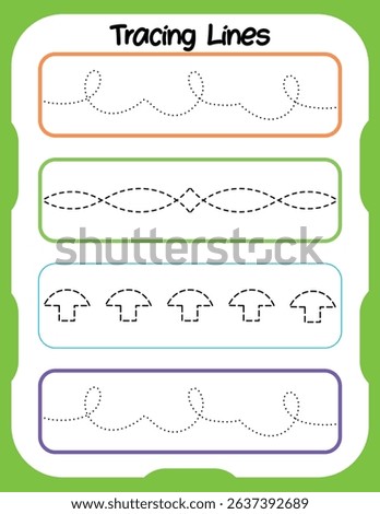 Tracing acxtivity worksheets for preshool kids 