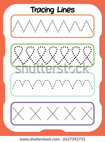 Tracing acxtivity worksheets for preshool kids 