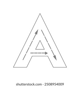 Tracing alphabet letters worksheet with all alphabet letters. Basic writing practice for kindergarten kids