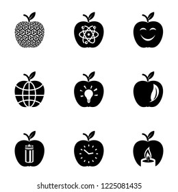 Tracing icons set. Simple set of 9 tracing vector icons for web isolated on white background