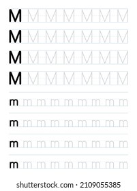 859 Letter M Worksheet Images, Stock Photos & Vectors | Shutterstock