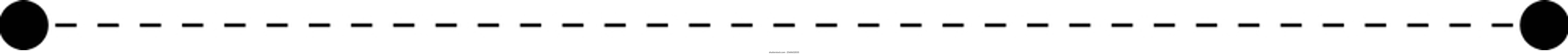 Tracing line horizontal element for kids worksheet, dotted line for writing, drawing and motor skills development illustration