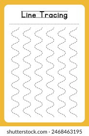 Tracing lines worksheets for kids and teachers 