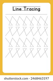 Tracing lines worksheets for kids and teachers 