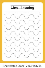 Tracing lines worksheets for kids and teachers 