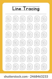 Tracing lines worksheets for kids and teachers 