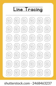 Tracing lines worksheets for kids and teachers 