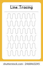Tracing lines worksheets for kids and teachers 