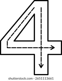 Tracing Numbers 1 to 10 for Kids – Dashed Line Writing Practice Worksheets