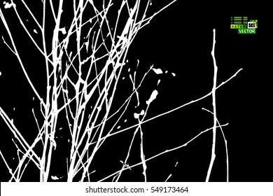 tracing trees. Vector