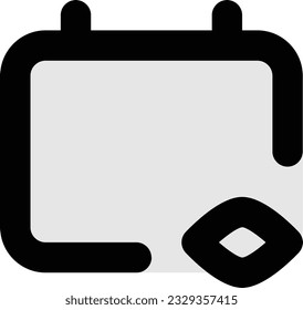 Verfolgen Sie Termine, Termine und Veranstaltungen mit diesem Symbol. Es stellt eine effiziente Planung und Zeitmanagement für eine nahtlose Organisation dar.