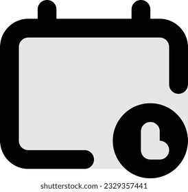 Track appointments, deadlines, and events with this icon. It represents efficient planning and time management for seamless organization.