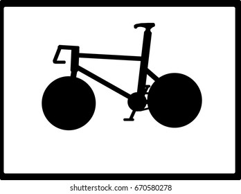 Track bicycle,Fixed gear vector,Bicycle icon