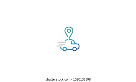 Track car app 
location logo icon