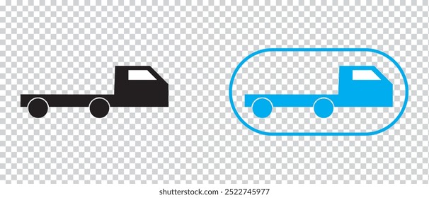 Track Delivery shopping water and bus Delivery Icon.