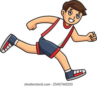 Leichtathlet Springen Hürde Clipart