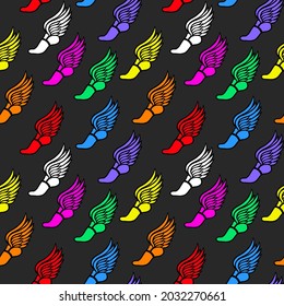 Track and Field .Cross Country .Digital Vector Seamless Pattern.Track Svg. svg