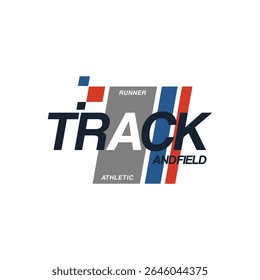 track and field t shirt design graphic vector 
