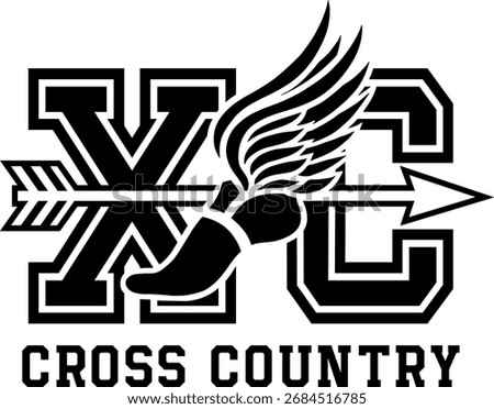 Track .Track and Field.Cross Country. Vector logo illustration of running athlete silhouette clipart. Digital Download