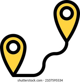 track Icon isolated on white background. Vector illustration. Eps10. Vector icon for website design and app