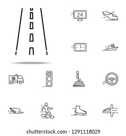 track icon. Speed icons universal set for web and mobile