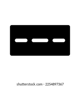 Track Icon Vector Symbol Design Illustration