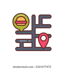 Track Order icon in vector. Illustration