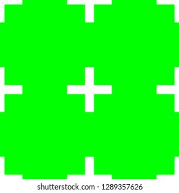 Track point. Green Chroma key background.