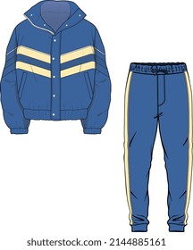 TRACK SUIT HOODIE AND JOGGERS SET FOR MEN AND BOYS SPORTS WEAR VECTOR svg