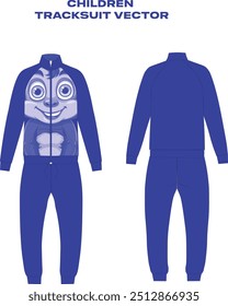 Track Suit Mockup Children Vector.eps