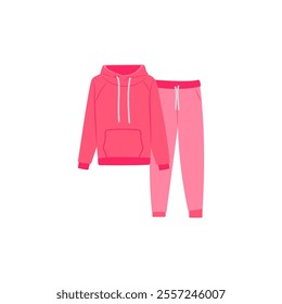 Track Suit, Sport Equipment Vector Illustration Isolated