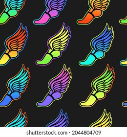 Track Svg.Track and Field .Cross Country .Bright rainbow pattern. Digital Download svg