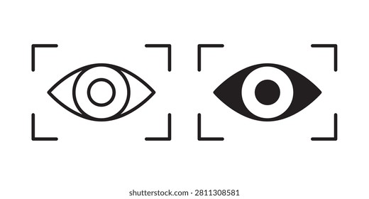 Trackability icon black and white vector..