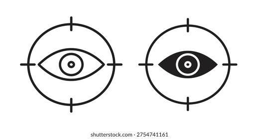 Trackability icon concept. Thin line symbol. Vector illustration isolated. Editable stroke.